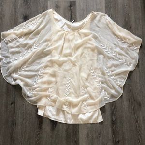 Free People Sheer Beaded Gypsy Dress - DRYCLEANED
